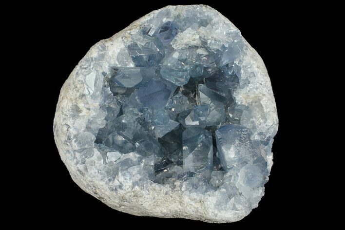Sky Blue Celestine (Celestite) Geode ( lbs) - Madagascar #182366